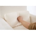 thumbnail image 6 of CQSXDA Fabric Accent Chair, Comfy Upholstered Armchair for Leisure Use in Living Room or Apartment Spaces, 6 of 12