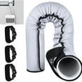thumbnail image 4 of Home Tools YoleShy Portable Air Conditioning Pipe Insulation Sleeve Thick for Exhaust Diameter Easy Installation Insulation Wrap, 4 of 5