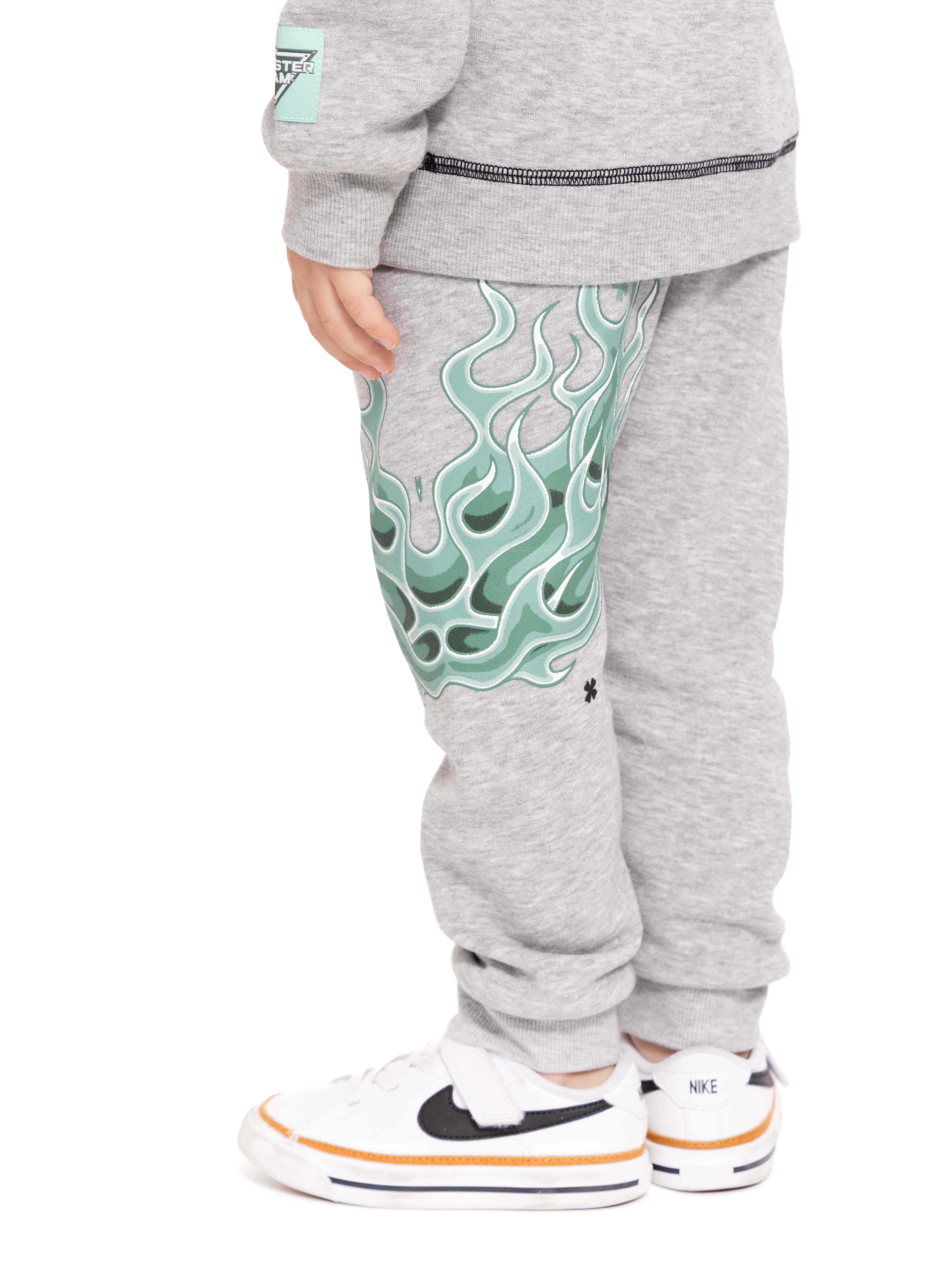 St Patrick’s Day Monster Jam Toddler Boys Graphic Sweatshirt and Sweatpants Set, 2-Piece, Sizes 12M-5T