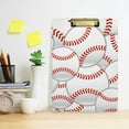 thumbnail image 6 of Coolnut Baseball Clipboard, Acrylic Standard A4 Letter Size Clip Board with Low Profile Clip for Office, Classroom, Doctor, Nurse and Teacher, 12.5"x9", 6 of 7