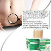 (3 pack) Aliver 60-inch Silicone Scar Roll, Silicone Tape for Scars Removal