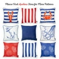 thumbnail image 6 of Nautica Red Reef Square 18" x 18" Throw Pillow Cover Set of 2, 6 of 7