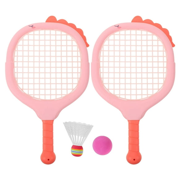 Milisten 1Set Pink Tennis Racket for Outdoor Use with Safe Plastic Material