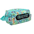 thumbnail image 1 of Lapicera Escolar Juvenil Doble Compartimiento Diseño Crayola color Aqua, 1 of 6