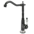 thumbnail image 3 of Kitchen Sink Faucet, Simple Installation All Copper Hot Cold Mixed European Antique Antique Kitchen Faucet  For Bar For Home Antique Color,Black, 3 of 8