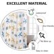 thumbnail image 2 of PEVA Shower Curtain Liner, Waterproof, Odorless, Eco-Friendly, 72 x 72 Inch (Starfish), 2 of 5