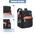 thumbnail image 5 of Holuxer Insulated Cooler Backpack, 30L Waterproof Leakproof Soft Coolers Lunch bags for Men, Large Expandable Back Pack, Heavy Duty Cooler Backpacks, Fashion Rucksack for Outdoor, Camping, 5 of 8