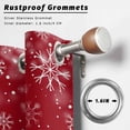 thumbnail image 4 of Outdoor Curtains for Patio Waterproof, Christmas Snowman Grommet Gazebo Curtains Drapes for Porch, Pergola,Backyard,Outside, Privacy Panel 54 x 84 Inch, Red Farm Truck Xmas Tree Snowflake, 4 of 9