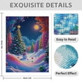 thumbnail image 3 of Diamond Art Kit for Adults, Snowy Festive Landscape With Snowman Diamond Painting for Adults Beginners, 5D DIY Diamond Art Painting Kits, Colorful Diamond Painting Craft for Home Decor 12x16, 3 of 7