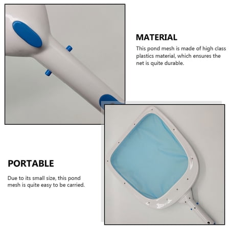 Leaf Net Plastics Skimmer Light-weight Scrap Professional Salvage Rod