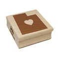 thumbnail image 1 of Utah State with Heart Square Rubber Stamp Stamping Scrapbooking Crafting - Large 2.75in, 1 of 7