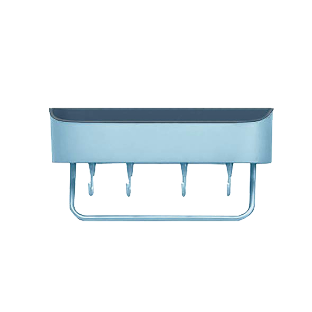 Shower Caddy Adhesie Bathroom Shelf Organizer 3.3lbs Plastic Wall