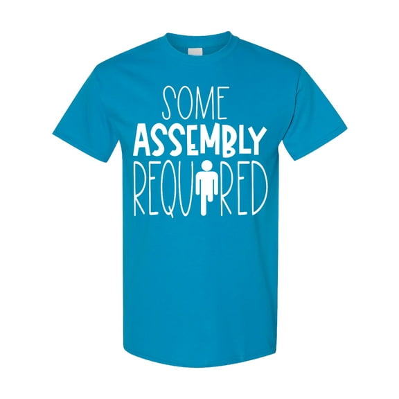 Inktastic Some Assembly Required Left Leg Amputee T-Shirt