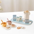 thumbnail image 1 of BELOVING Wooden Tea Party Set for Little Girls Coffee Tableware Tea Set Boys Children, 1 of 10