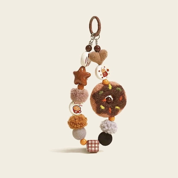 Muzikai Pendant Cartoon Plush Doll Doll Keychain Bag Accessories Birthday Gift Couple Gift Ann