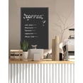 thumbnail image 5 of JILhome Magnetic Chalk Board, 35" x 23" Black Dry Erase Board, 3'x2' Blackboard for School, Office, Home, Bar, Restaurant Menu, Black Aluminium Frame, 5 of 8