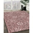 thumbnail image 3 of Ahgly Company Machine Washable Indoor Rectangle Transitional Pink Area Rugs, 3' x 5', 3 of 7