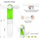 thumbnail image 3 of Mini ventilador de bolsillo, ventilador de mesa plegable, pequeño ventilador portátil USB recargable, mini ventilador, ventilador USB personal y ligero para el hogar, la oficina y los viajes, verde, 3 of 5
