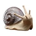 thumbnail image 2 of Deyuer Snail Bonsai Figurine Innovative Compact Creative Vivid Wide Application Gift Ceramics Small Snail Bonsai Ornaments for Flower Pot,C, 2 of 7