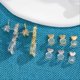 thumbnail image 3 of 8PCS Earring Backs for -Ears,Gold+Silver, 3 of 5