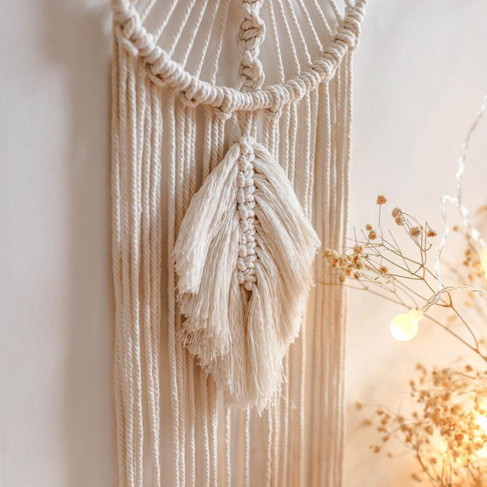 Macrame wall hanging boho wedding hanger cotton handmade wall art home wall decor 35 sales