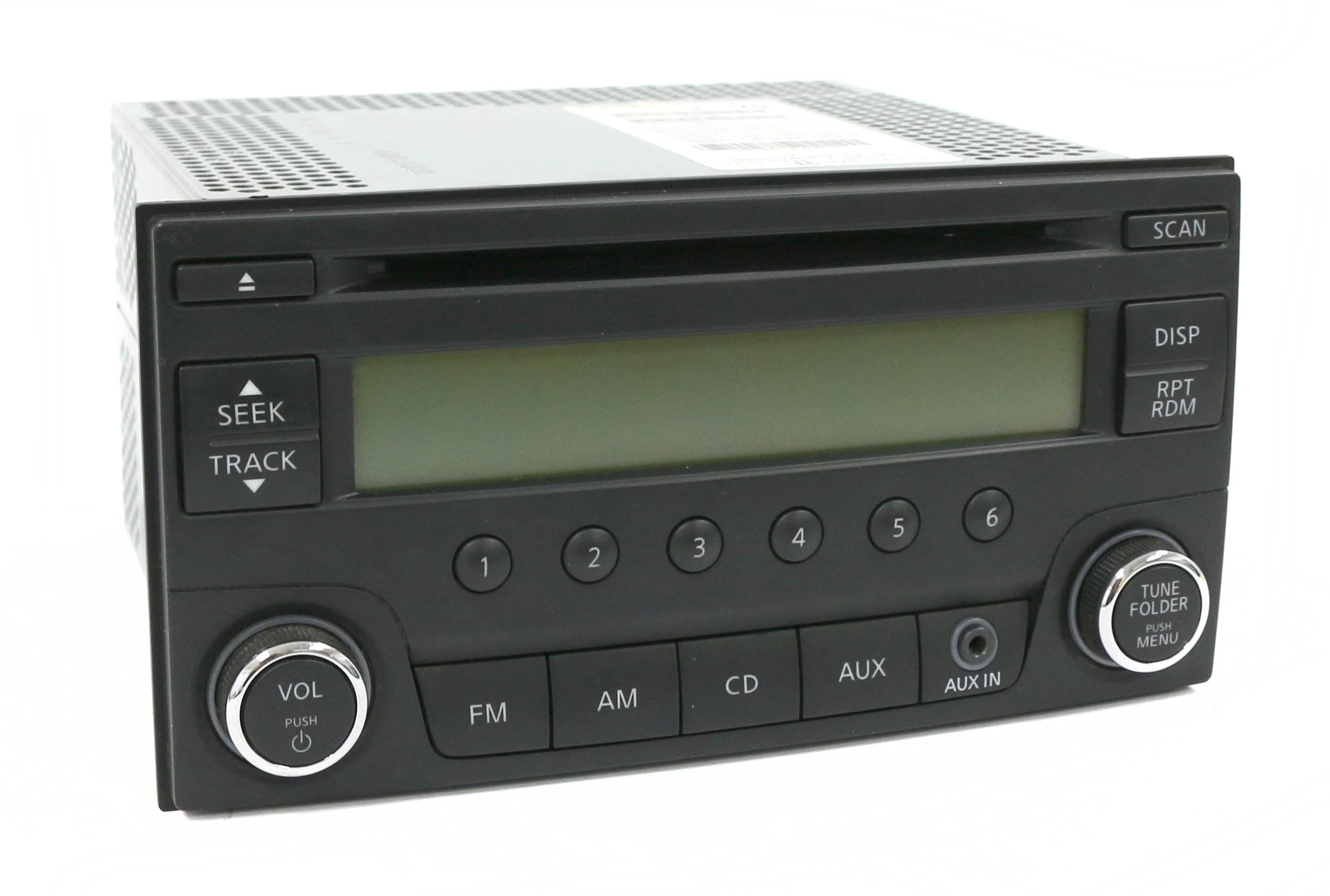 Restored 2014-2017 Nissan Micra Versa Receiver AM FM CD player With Aux Input 281853VY0A (Refurbished)
