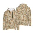 thumbnail image 6 of Bingfone Paisley Floral 1 Men's Drawstring Hoodie Long Sleeve Pocket Sweatshirts-X-Large, 6 of 6