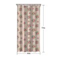 thumbnail image 5 of Pioneer Flower Floral Print Pattern Shower Curtain 36”x72", Bathroom Decorative Shower Curtain Set with 12 Hooks, Waterproof Washable, 5 of 6
