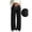Black-sweatpant, variant on Aezemi Women Straight Leg Workout Sweatpants with 3 Pockets Loose Fit Comfy Soft Elastic Waist Drawstring Outerwear Womens Baggy Fashion Sports Gym Running Sweatpants XXL