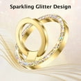 thumbnail image 5 of VENINGO Magnetic Phone Ring Holder for Mag-Safe, Cute Glitter Magnet Finger Ring Grip Stand Holder, Fit for iPhone 17 16 15 14 13 12, Pro, Pro Max, Plus, Mag-Safe Accessories, Gold, 5 of 8