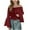 Wine, variant on AJTQTH Girls Off the Shoulder Tops Elegant Trumpet Sleeve Crop Tops Trendy Oversized Dressy Casual Boho Tunic Shirts Loose Peasant Blouse Purple 9-10 Years