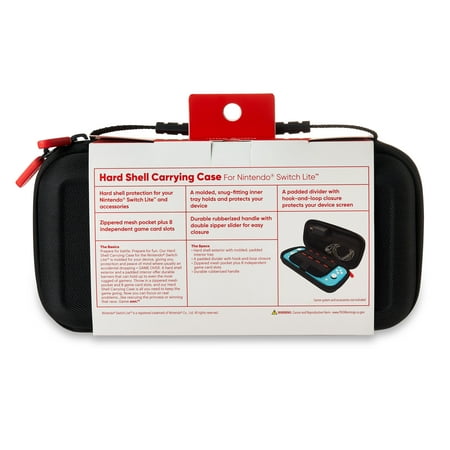 onn. Hard Shell Carrying Case for the Nintendo Switch Lite