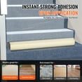 thumbnail image 4 of VEVOR Carpet Protection Film, 24" x 200' Floor and Surface Shield with Self Adhesive Backing & Easy Installation, Polyethylene Adhesive Car Mat Protector Roll for Construction & Renovation, 4 of 7