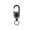 Army Green, variant on Retractable Keychain Badge Holder, Heavy Duty Carabiner Clip with Extendable Cord, 360° Rotating ID Reel Lanyard Black 5"