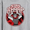 thumbnail image 3 of Teenage Mutant Ninja Turtles - Stay Sharp - Men's Long Sleeve T-Shirt, 3 of 5