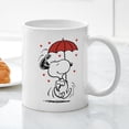 thumbnail image 3 of CafePress - Snoopy On Heart Mugs - 11 oz Ceramic Mug - Novelty Coffee Tea Cup, 3 of 4