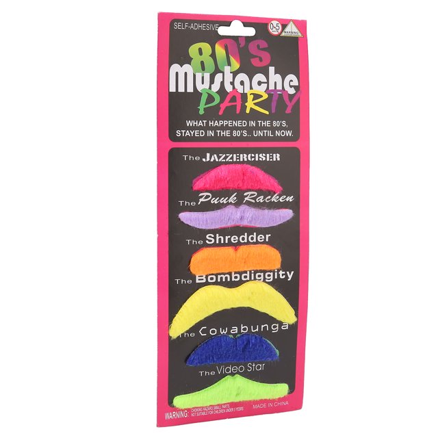 Bigotes falsos bigote falso autoadhesivo portátil compacto para Navidad para niños adultos para fiesta de Halloween LHCER Otros
