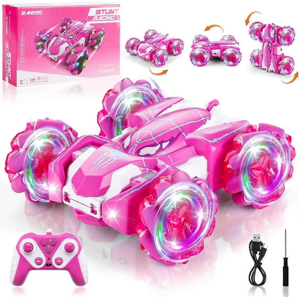 1-pack children's 2.4G light remote control 360-degree off-road boy and girl light remote control dump truck toy