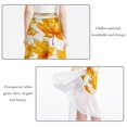 thumbnail image 2 of Maple Leaves Stylish Chiffon Summer Beach Dress for Women - Lightweight, Breathable, and for Sunny Days by the Shore, 2 of 6