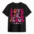 thumbnail image 5 of NOLDARES Girls Summer Cap Sleeve Shirts Kids Casual Cute Crewneck Tunic Tops Tees(Black,2-3 Years), 5 of 6