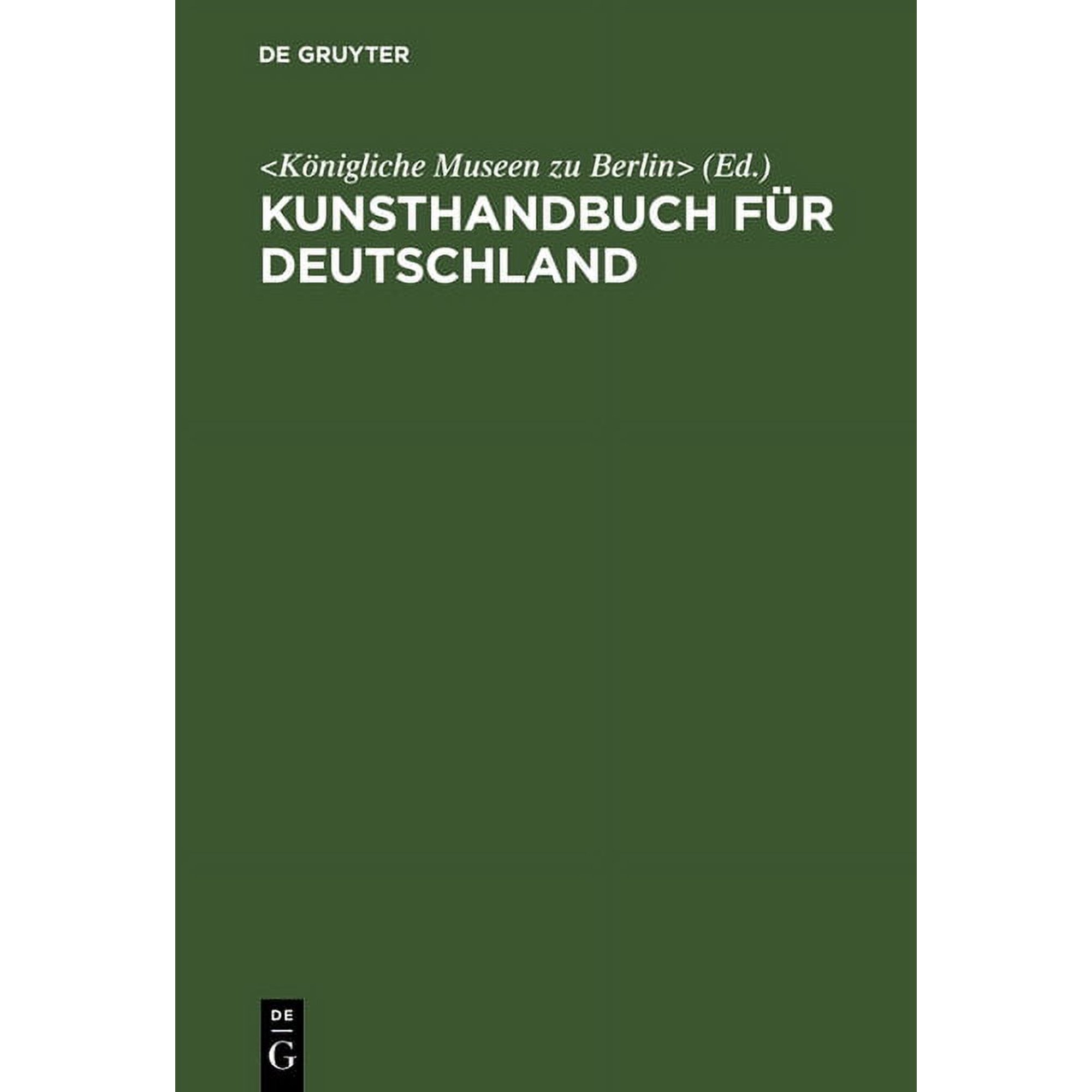 Kunsthandbuch für Deutschland (Hardcover)