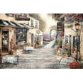 thumbnail image 2 of Manning, Ruane 14x11 White Modern Wood Framed Museum Art Print Titled - Frenchtown Market, 2 of 4