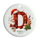 thumbnail image 2 of Adornos navideños con letras del alfabeto | 26 colgantes decorativos | Decoración navideña personalizada para hacer tú mismo, 2 of 6