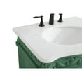 thumbnail image 6 of Elegant Kitchen and Bath 27 inch Single Bathroom vanity in vintage mint, 6 of 15