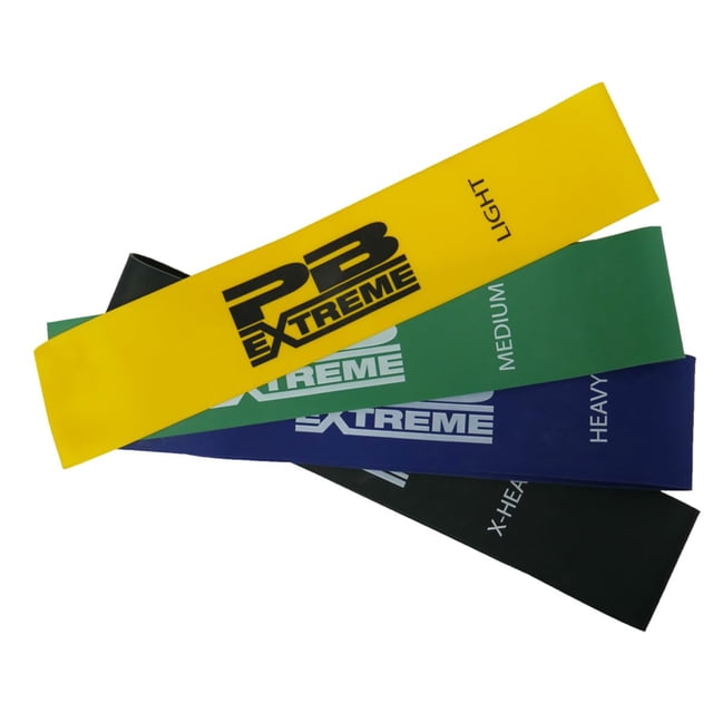Set de bandas de resistencia mini Perform Better 30 x 5 cm, 4 piezas
