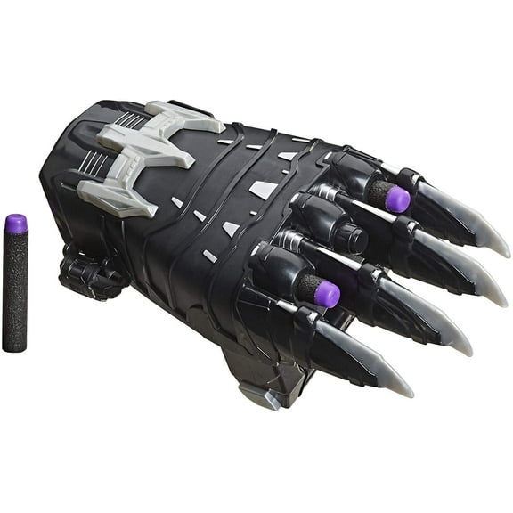 NERF Power Moves Marvel Avengers Black Panther Power Slash Claw Dart-Launching Toy for Kids Roleplay, Toys for Children Aged 5 and up