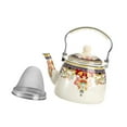 thumbnail image 4 of Elodie Bouilloire en Émail 3,3l avec Poignée Cafetière pour Fête Maison Restaurant Multicolore, 4 of 8