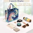 thumbnail image 4 of Corduroy Tote Bag for Women Shoulder Handbags Fashion Ladies Purses Satchel Messenger Bags Strong Unicorn M, 4 of 8