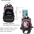 thumbnail image 3 of Mochila impermeable COFIHOME antirrobo para mujer color Large, 3 of 5