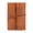 Brown, variant on Refillable Notebook With 6 Rings1eatherBinder Covers Leaf Pendant 75 Sheets Lined/Unruled Portable Planner Notebook